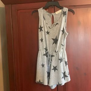 Saints & hearts star romper